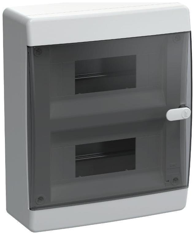 IEK UIC-KP12-N-18-41-K01 Корпус ЩРН-П-18 UNION Compact IP41 черн. прозр. дверь пластик