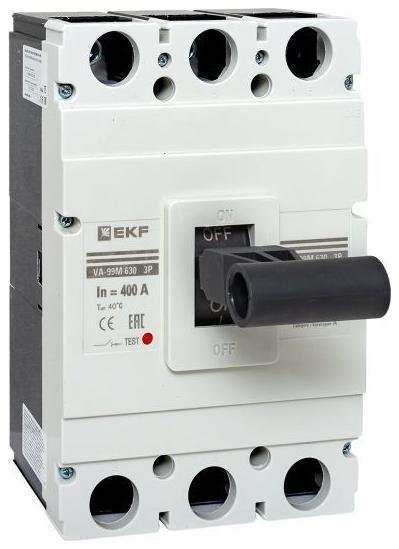 EKF mccb99-630-400m Выключатель автоматический 3п 630/400А 50кА ВА-99М PROxima