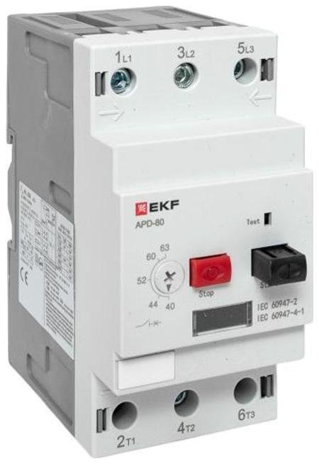 EKF apd80-me-63 Выключатель автоматический для защиты двигателя АПД-80 40-63А