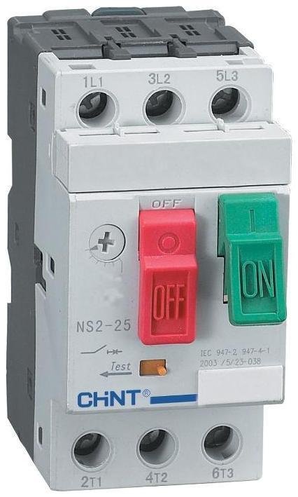 CHINT 495079 Выключатель автоматический для защиты двигателя 2.5-4А NS2-25 (R)