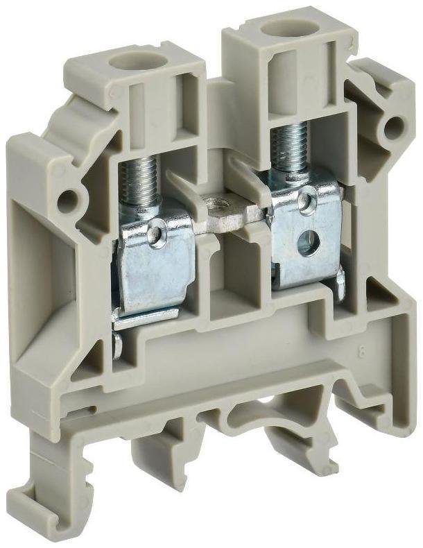 IEK YCT10-00-K03-006 Колодка клеммная CTS ARMAFIX 6кв.мм сер