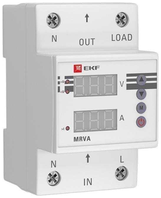 EKF MRVA-32A Реле напряжения и тока с дисплеем MRVA 32А PROxima