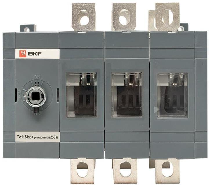 EKF tb-s-250-3p-rev Рубильник 3п 250А реверсивный без рукоятки управления TwinBlock