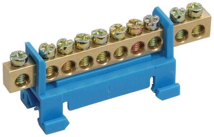 IEK YNN10-69-10P-K07 Шина нулевая на DIN-изол. "Стойка" ШНИ 6х9-10-С-С