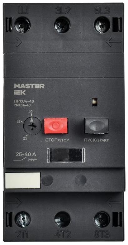 IEK DMS22-40 Пускатель ПРК64-40 In=40A Ir=25-40A Ue 660В KARAT