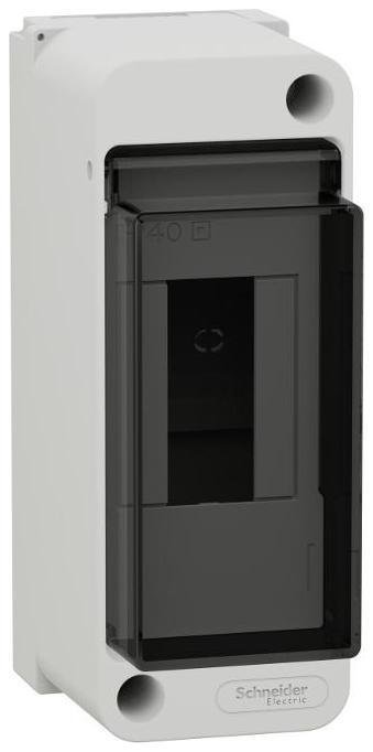 Systeme Electric EZ9EAB102 Бокс навесной ОП City9 Box XS 2мод. с прозр. дверцей SE