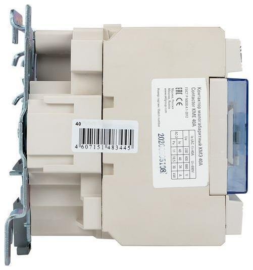 EKF ctr-s-40-220 Контактор КМЭ 40А кат. 195.5-253В AC 1НО+1НЗ