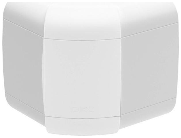 DKC 09552 Угол для кабель-канала внешний изменяемый 80-120град. 90х50 с разделит