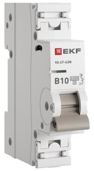 EKF M636110B Выключатель автоматический 1п B 10А 6кА ВА 47-63N PROxima