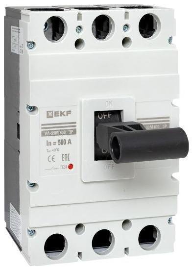 EKF mccb99-630-500m Выключатель автоматический 3п 630/500А 50кА ВА-99М PROxima