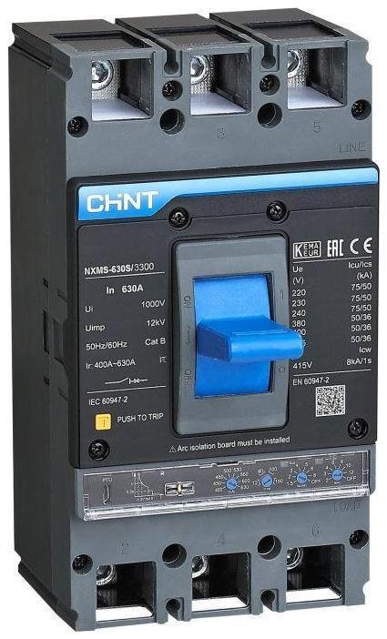 CHINT 845707 Выключатель автоматический 3п 800А 70кА NXMS-1000H с электрон. расцеп. (R)