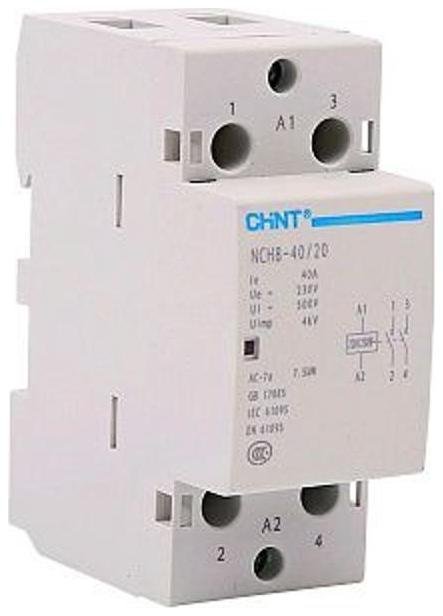 CHINT 256081 Контактор модульный NCH8-40/20 40А 2НО AC 220/230В 50Гц (R)