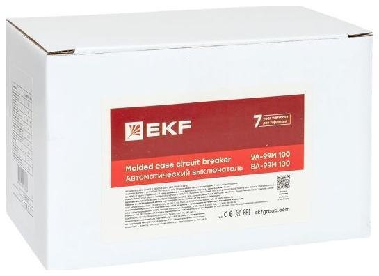 EKF mccb99-100-25m Выключатель автоматический 3п 100/25А 35кА ВА-99М PROxima