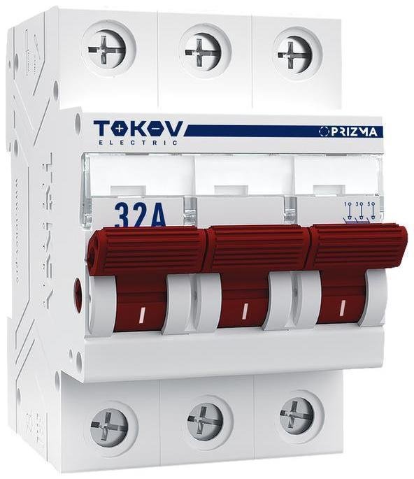 TOKOV electric TKE-PZ60-MDSI-3-32 Выключатель нагрузки модульный 3п 32А PRIZMA