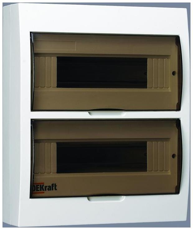DEKraft 31013DEK Корпус навесной ЩРН-П-24 24мод. IP41 пластик
