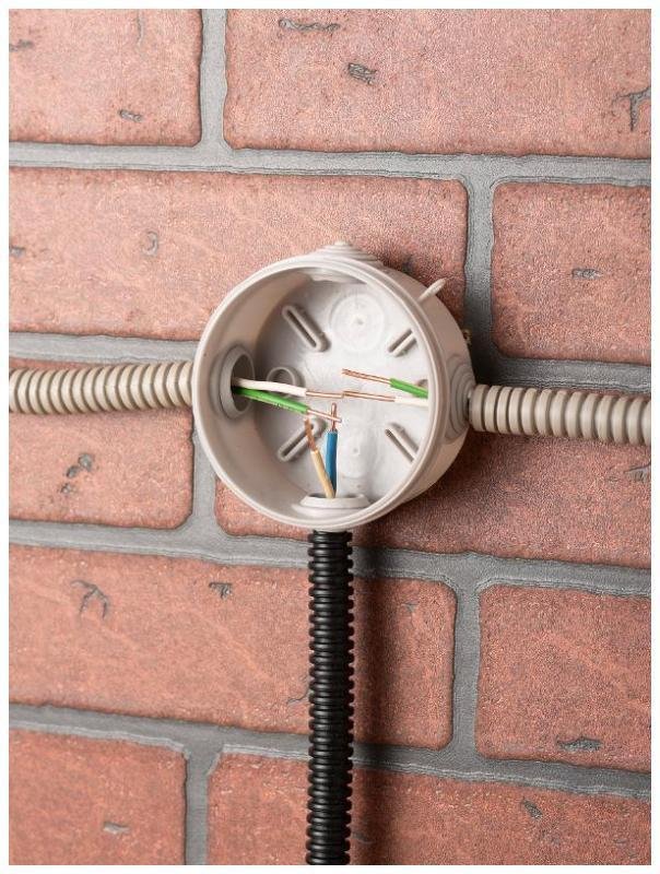 EKF plc-kmr-040-038 Коробка распаячная КМР-040-038 наружная с крышкой 65х40 АБС 4 мембранных ввода IP54