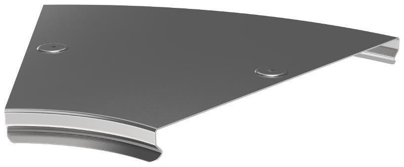 IEK CPG01D-0-45-200-08 Крышка угла плавного 45град. тип Г01 ESCA 200мм