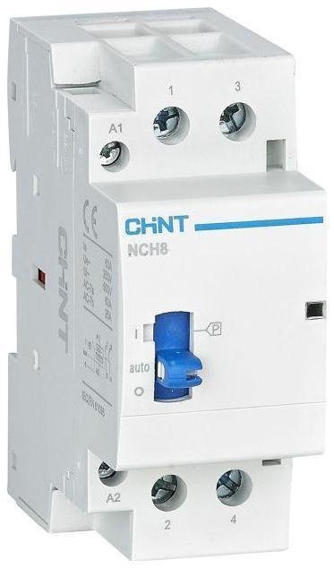 CHINT 257436 Контактор модульный NCH8-40M/20 AC 220-240В 50/60Гц ручное управление (R)