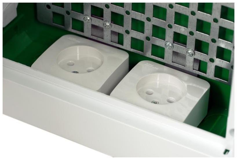 Systeme Electric EZ9E312S2FIT Корпус встраиваемый City9 Box IT 3 ряда 36мод. 2 розетки с прозр. дверцей SE