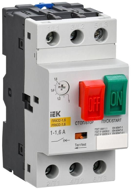 IEK DMS11-D16 Пускатель ПРК32-1.6 In1.6А Ir1.0-1.6А Ue 660В KARAT