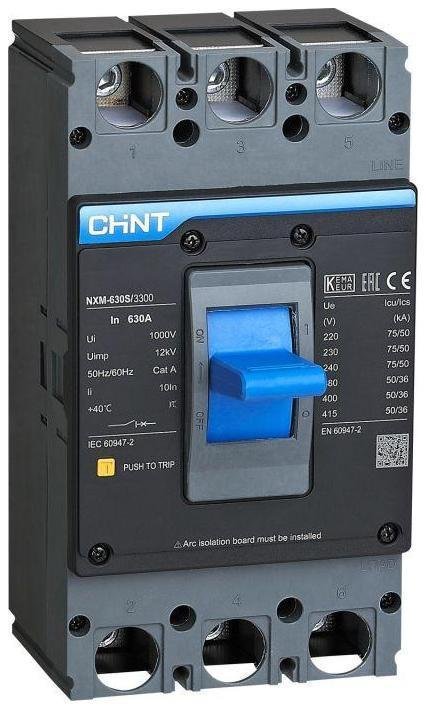CHINT 131374 Выключатель автоматический 3п 500А 50кА NXM-630S (R)