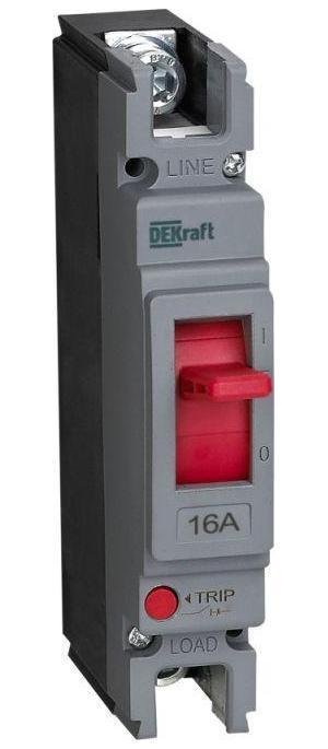 DEKraft 28002DEK Выключатель автоматический 1п 16А 20кА ВА-301