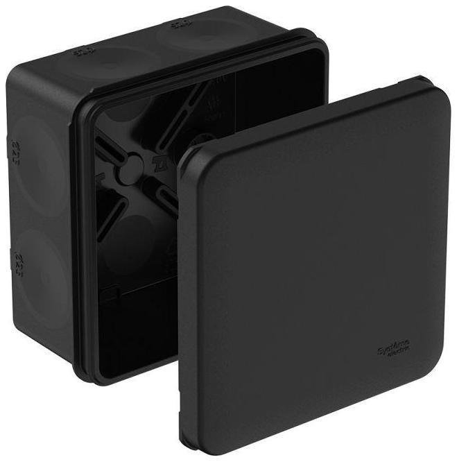 Systeme Electric IMT352971 Коробка распределительная MultiBox IP66 85х85х42 DIY (со стикером) черн. SE