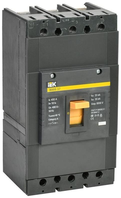 IEK SVA40-3-0400;SVA40-3-0400-R Выключатель автоматический 3п 400А 35кА ВА 88-37 KARAT SVA40-3-0400