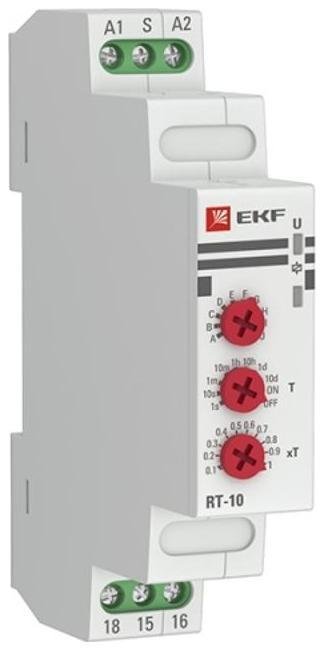 EKF rt-10-12-240 Реле времени RT-10 12-240В 10 устанавл. функц. PROxima