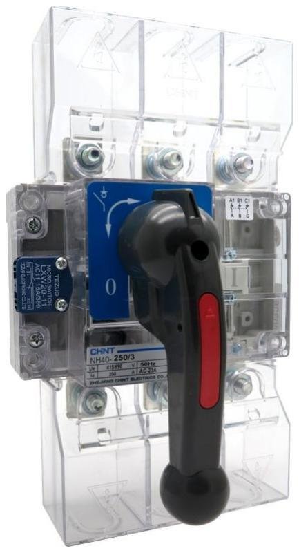 CHINT 393264 Выключатель-разъединитель 3п 250А стандарт. рукоятка управ. NH40-250/3