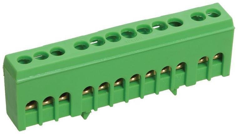 IEK YNN10-69-12KD-K06 Шина PE "земля" в корп. изол. на DIN-рейку ШНИ-6х9-12-К-З