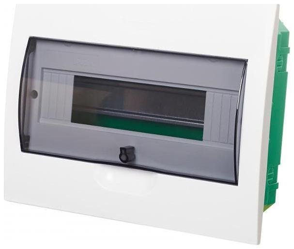 Systeme Electric EZ9E112S2FRU Бокс встраиваемый СП City9 Box 1 ряд 12мод. с прозр. дверцей SE