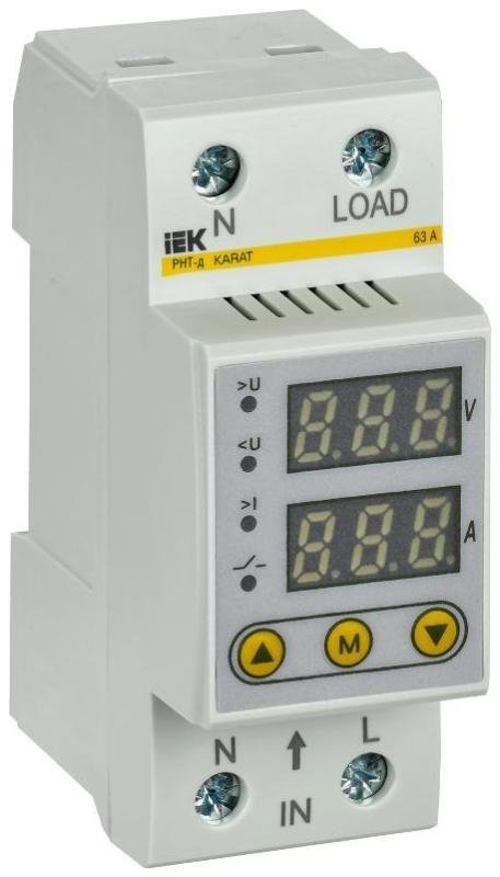 IEK IVC21-1-63 Реле напряжения и тока РНТ-д 1ф 36мм 63А KARAT