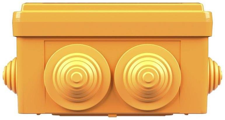 DKC FSB11404 Коробка ответвительная FS 100х100х50мм IP55 4п 450В 6А 4кв.мм с кабельными вводами и клеммниками пластик