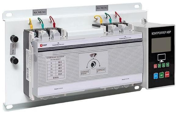 EKF ats-tsm-225-250A-3p-pro Устройство автоматического ввода резерва АВР 3п 225/250А ТСМ PROxima