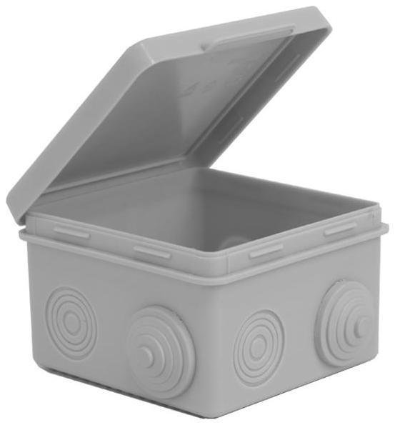 TOKOV electric TKE-KR-80-80-50-C06 Коробка распределительная ОП 80х80х50мм 7 каб. вводов IP54 сер