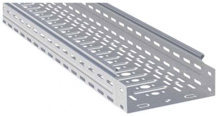 EKF L8060001 Лоток перфорированный металлический 80х600х3000-1,0мм (6м) [в упаковке 6, цена за 1 м]