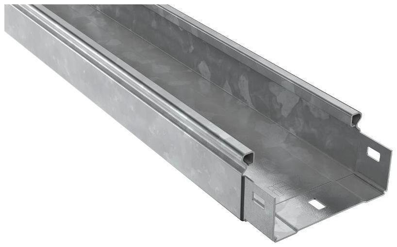 IEK CLN10-050-100-100-3-M-HDZ ESCA Лоток неперфорированный 50х100х3000-1,0 HDZ [в упаковке 12, цена за 1 м]