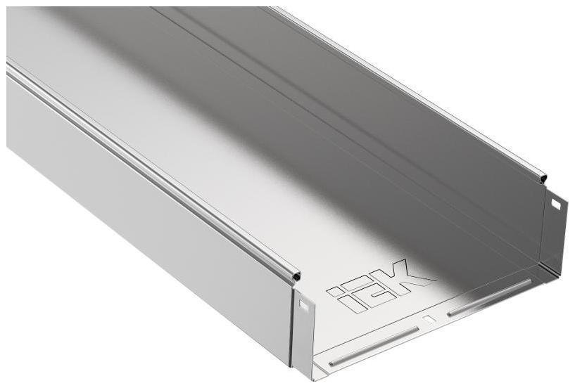 IEK CLNK10-100-200-3 ESCA Лоток неперфорированный 100х200х3000 RAL 9016 [в упаковке 6, цена за 1 м]