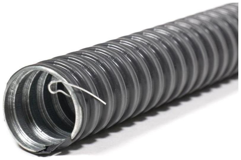 ГОФРОМАТИК zeta44705 Металлорукав в ПВХ изоляции Р3-ЦПнг-20 (50 м) с протяжкой