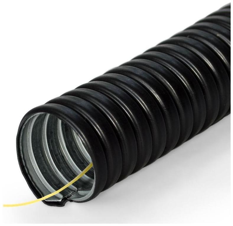 Промрукав PR04.0115 Металлорукав в ПВХ оболочке Р3-ЦП-НГ-15 с/з (с протяжкой) (100м/уп) [в упаковке 100, цена за 1 м]