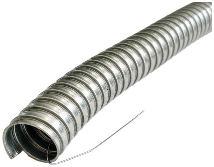 ГОФРОМАТИК zeta44904 Металлорукав Р3-Ц 20 (50 м/уп.) с протяжкой