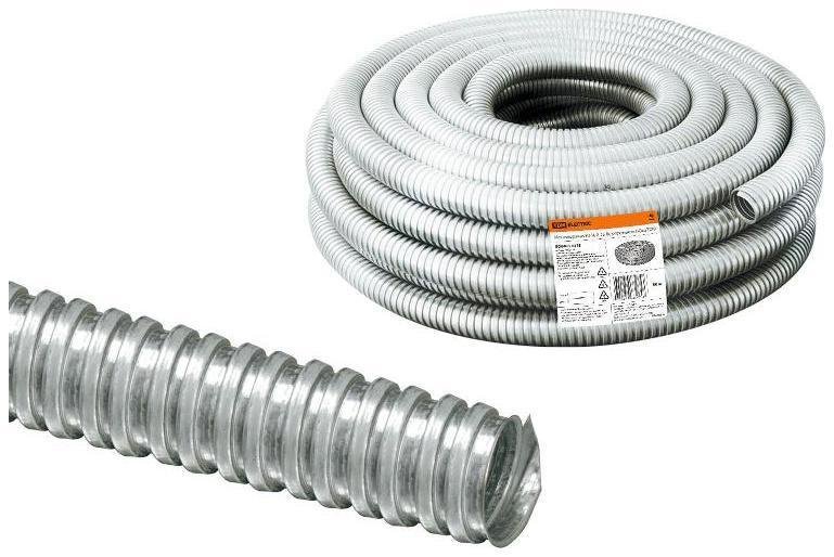 TDM electric SQ0403-0315 Металлорукав Р3-Ц-Х 15 без протяжки (50м) [в упаковке 50, цена за 1 м]