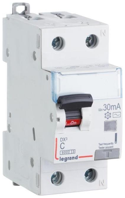 Legrand 411028 Выключатель автоматический дифференциального тока DX3 6000 1п+N 40А С 300мА тип AС