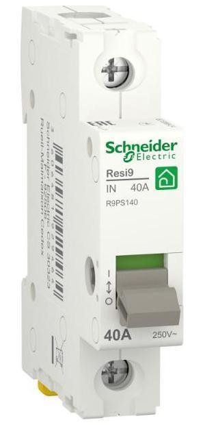 Schneider Electric R9PS140 Выключатель нагрузки (мод. рубильник) 40А 1P RESI9