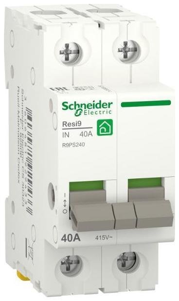 Schneider Electric R9PS240 Выключатель нагрузки (мод. рубильник) 40А 2P RESI9