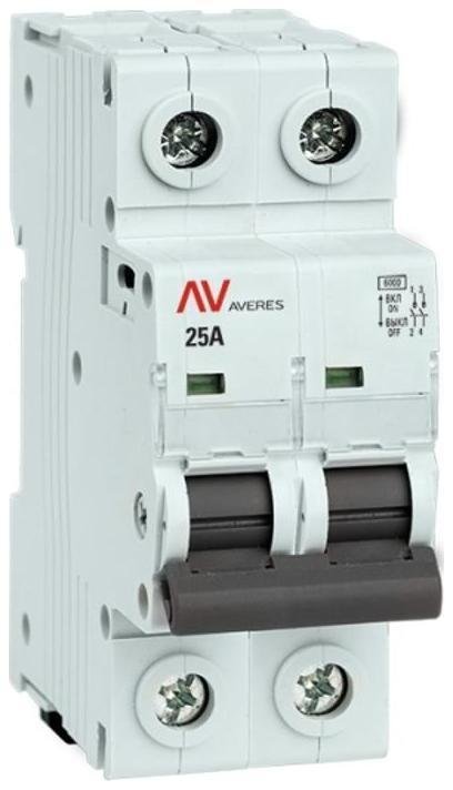 EKF avn-2-25-av Выключатель нагрузки AVN 2P 25A AVERES