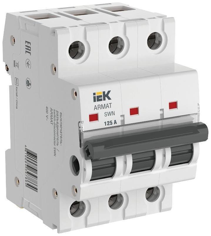 IEK AR-SWN-3-125 ARMAT Выключатель нагрузки SWN 3P 125А