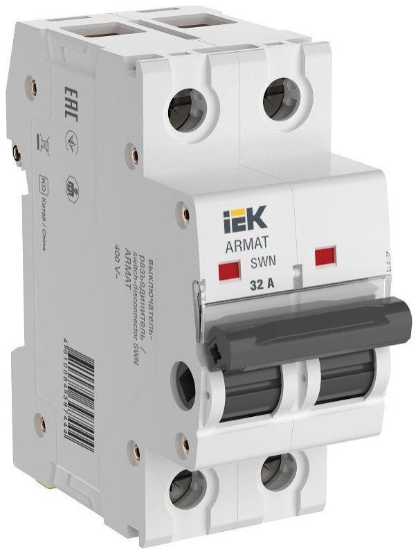 IEK AR-SWN-2-032 ARMAT Выключатель нагрузки SWN 2P 32А