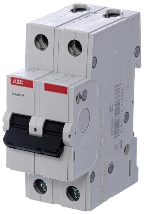 ABB 2CDS642041R0104 Выключатель автоматический двухполюсный BMS412C10 10А C 4,5кА